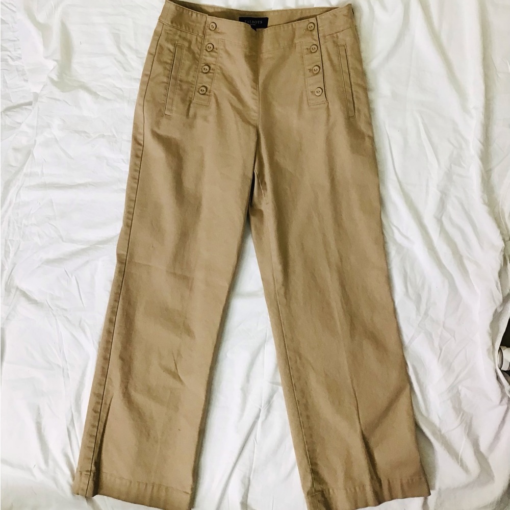 Talbots Button-Up Front Panel Trousers - image 3